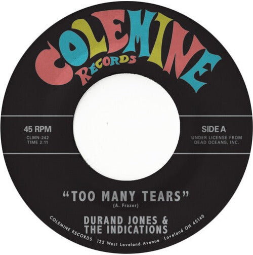 Too Many Tears / Cruisin’ To the Park (Sea Glass Blue 7” Vinyl)