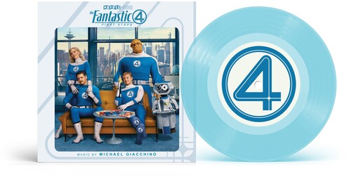 The Fantastic Four: First Steps Main Theme / Let Us Be Devoured (OST) (Translucent Blue 7" Vinyl)