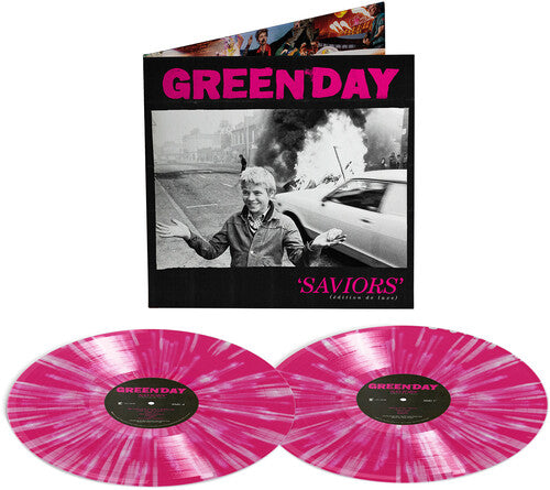 Saviors (édition de luxe) (2LP Hot Pink w/ White Splatter Vinyl)